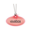 Oval Frosted Glow Pendant w/ Red LED
